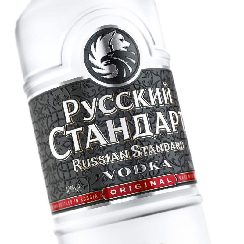 Russian Standard Vodka Label Detail